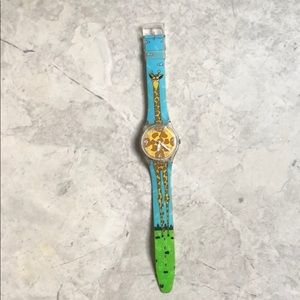 Swatch giraffe watch